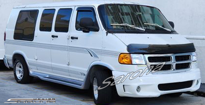 Custom Dodge Van  All Styles Front Bumper (1994 - 1997) - $650.00 (Part #DG-037-FB)